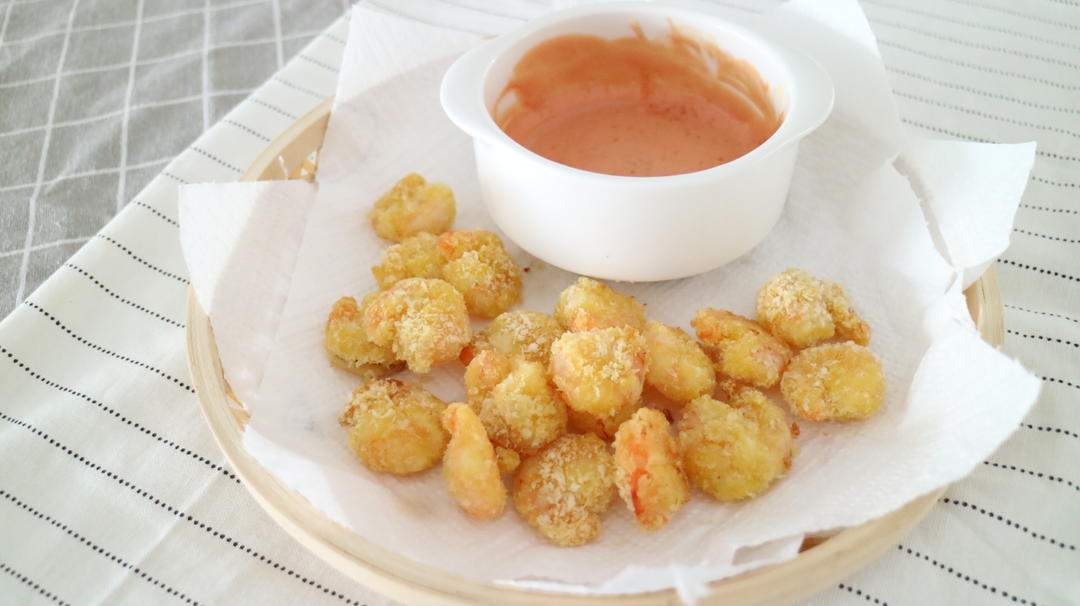 黄金烤脆虾仁