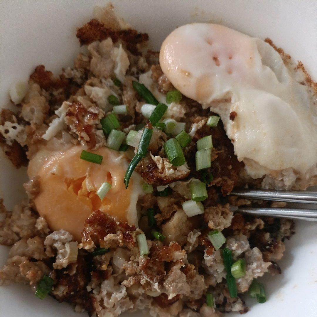 肉沫煎蛋盖饭(超下饭)