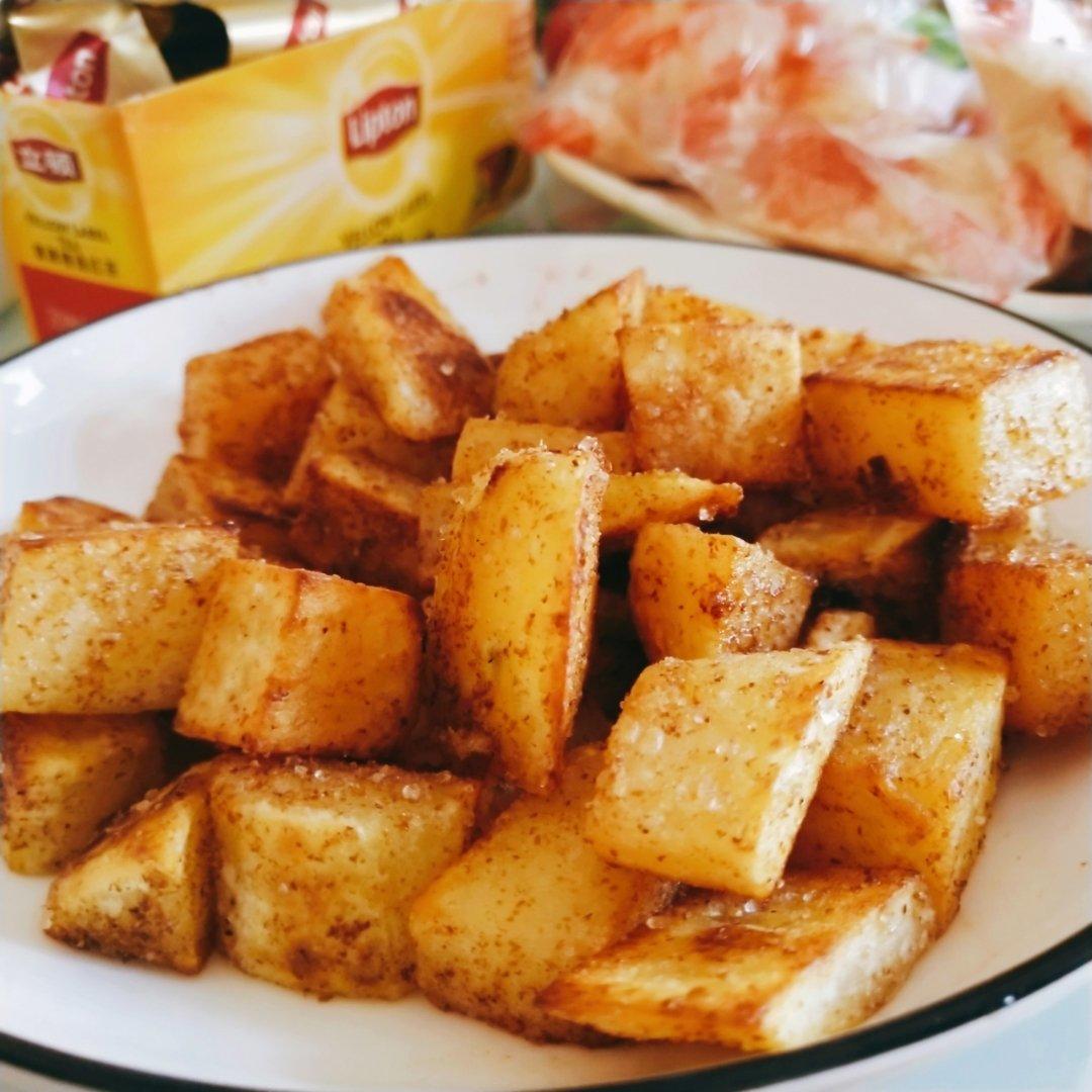 寝室零食|孜然土豆粒