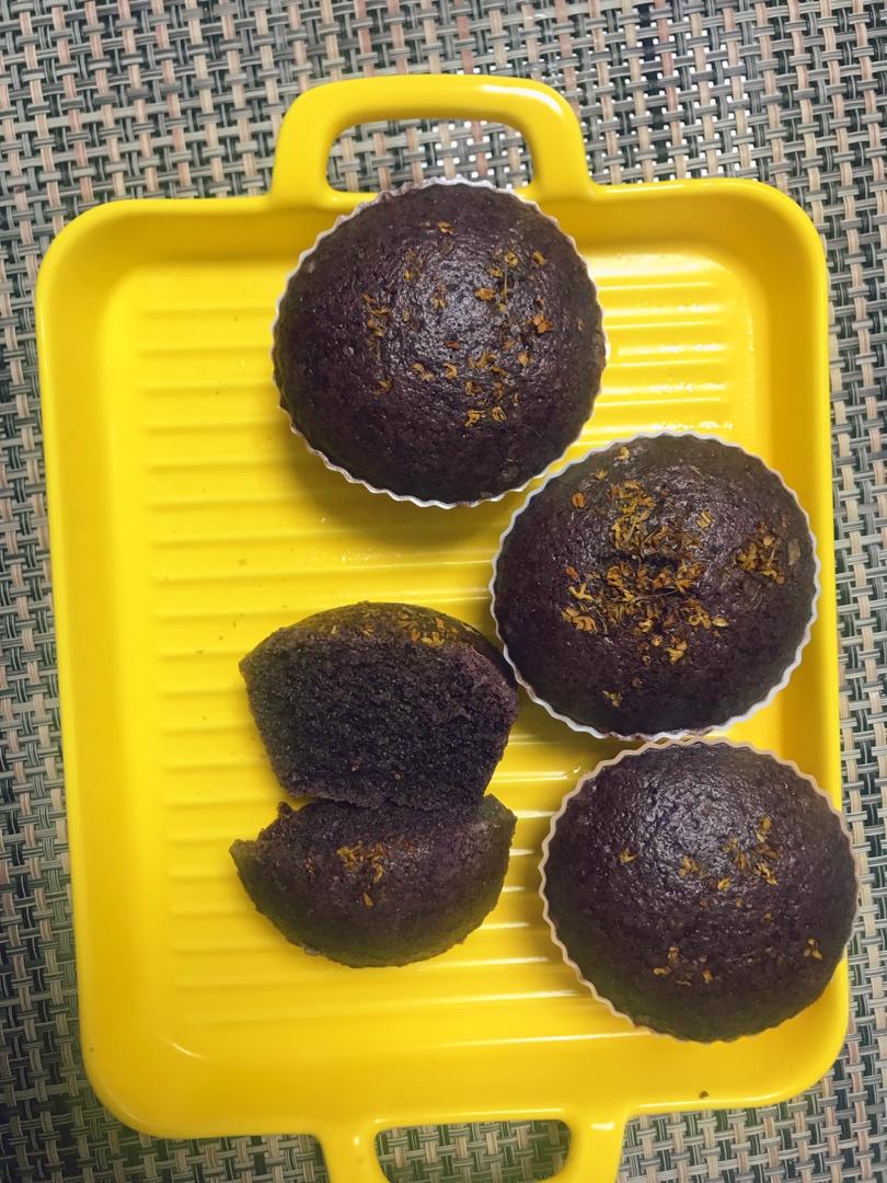 黑米蒸糕