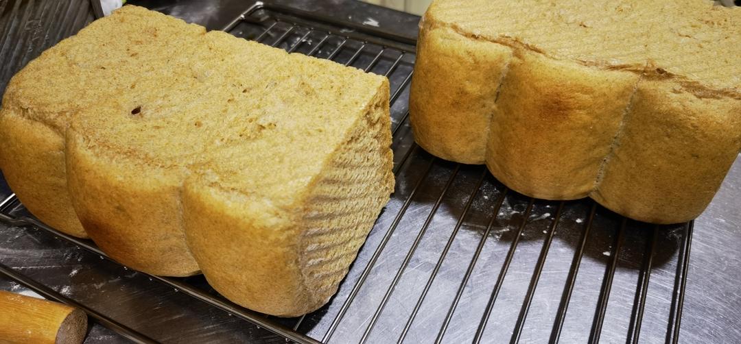 【有奖跟做】70%全麦吐司🍞（烫种➕波兰种）