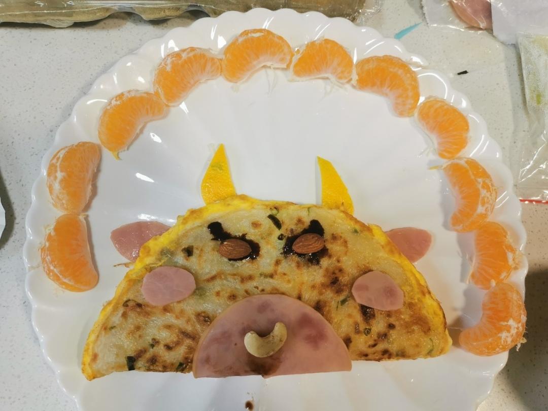 🐮牛年大吉餐盘画