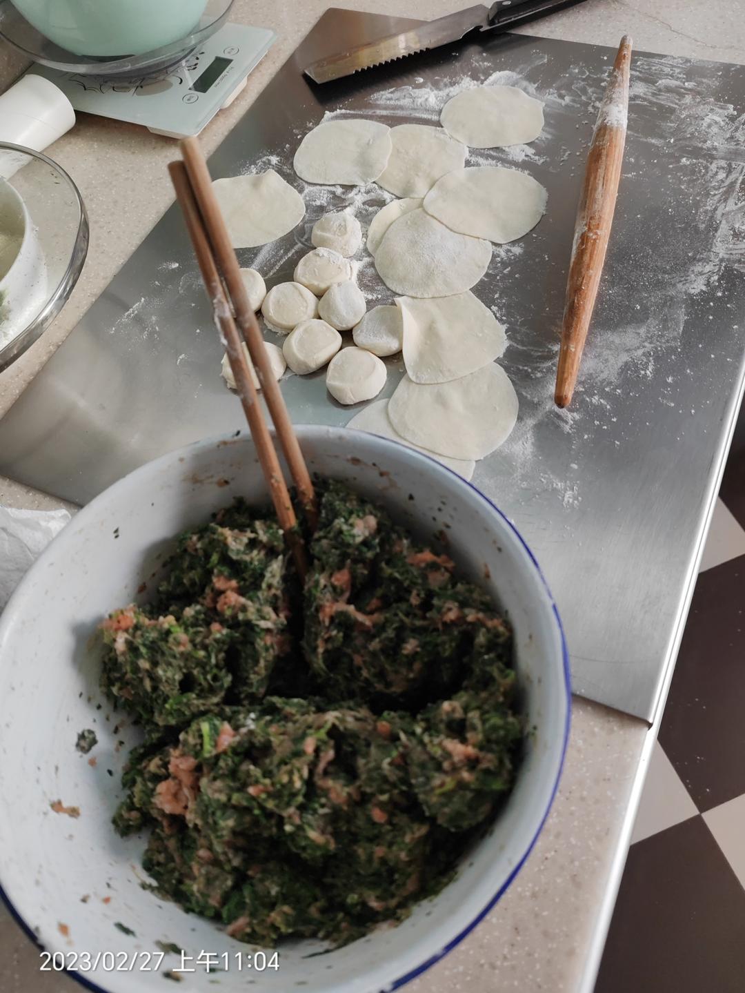 荠菜猪肉饺子馅