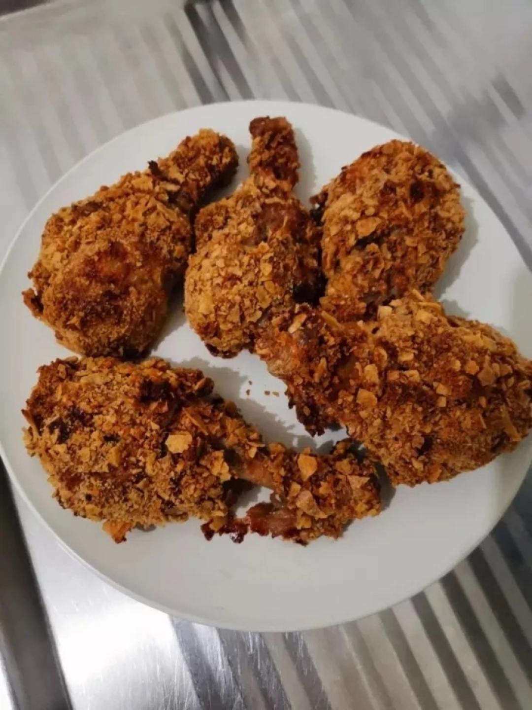 直击KFC脆皮鸡腿