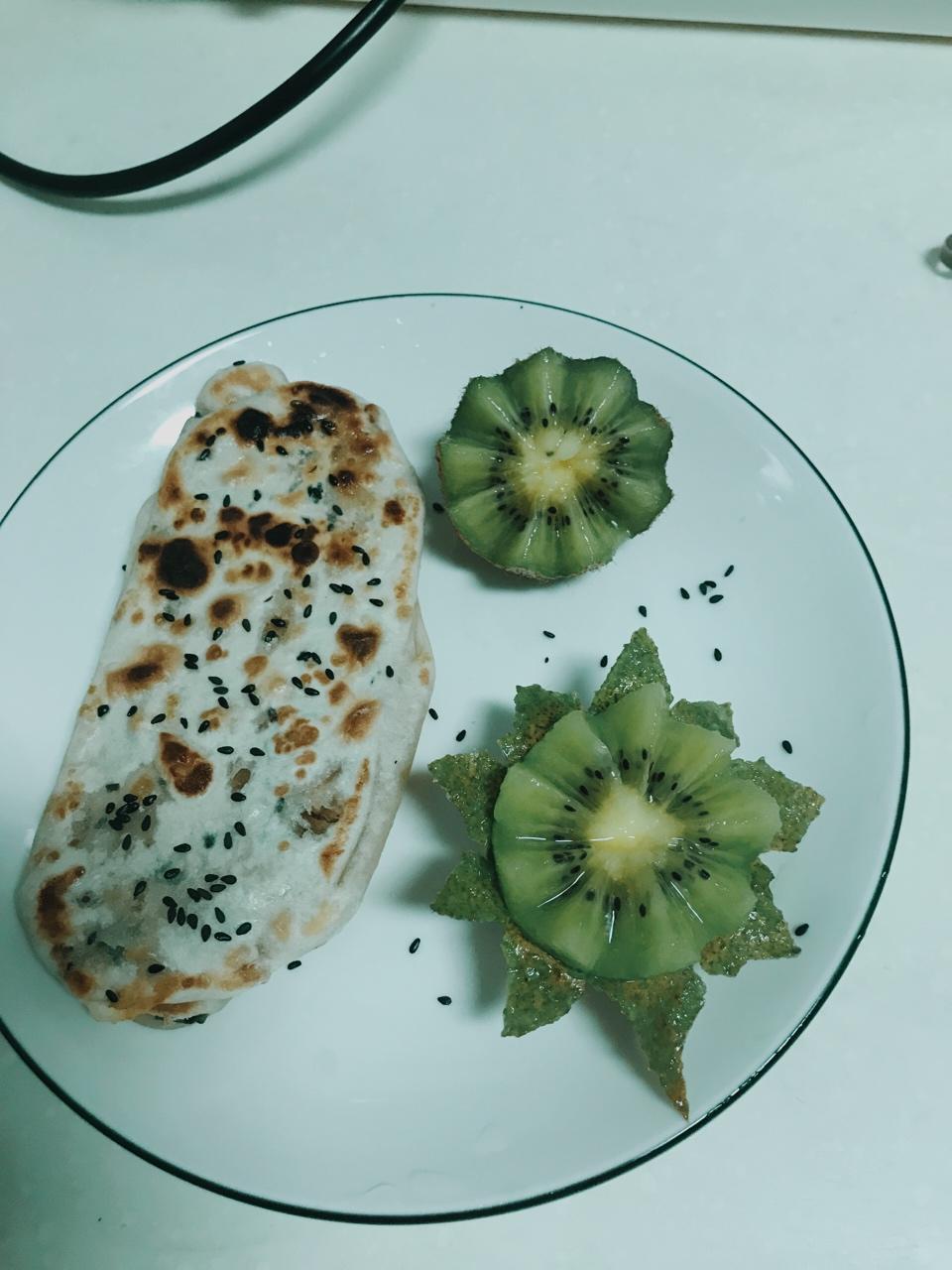 猪油渣葱花饼