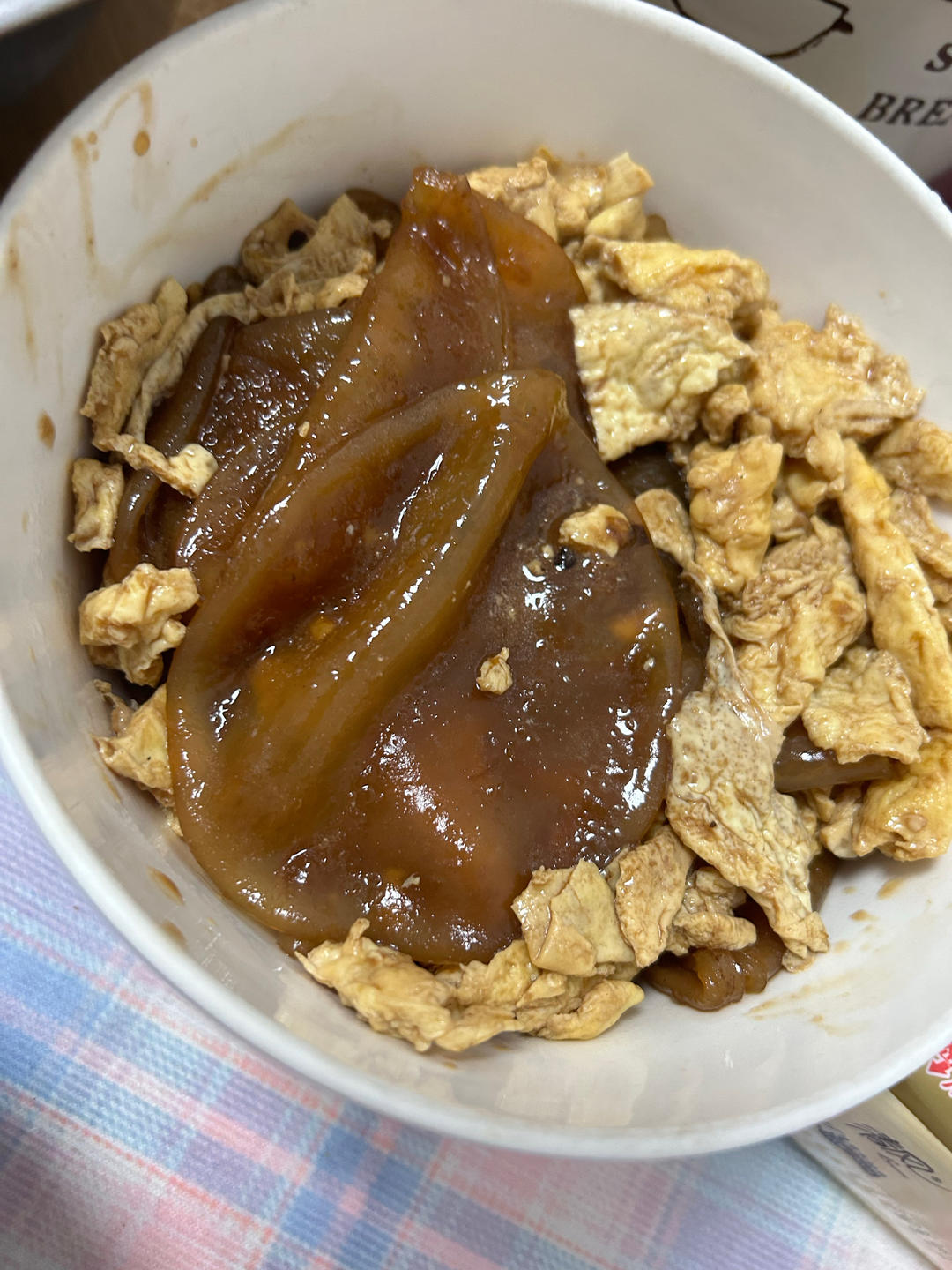 粉皮炒鸡蛋