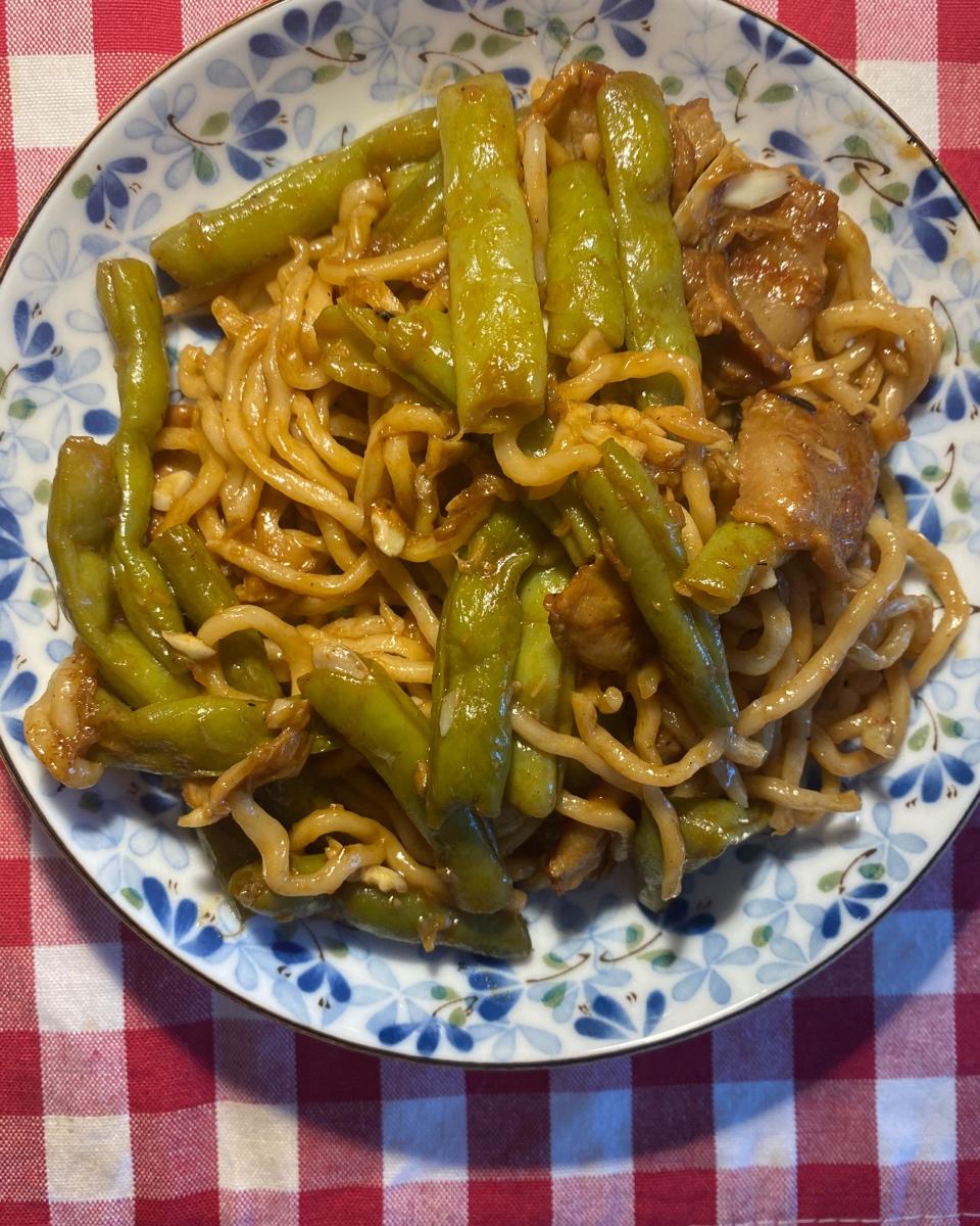 豆角焖面