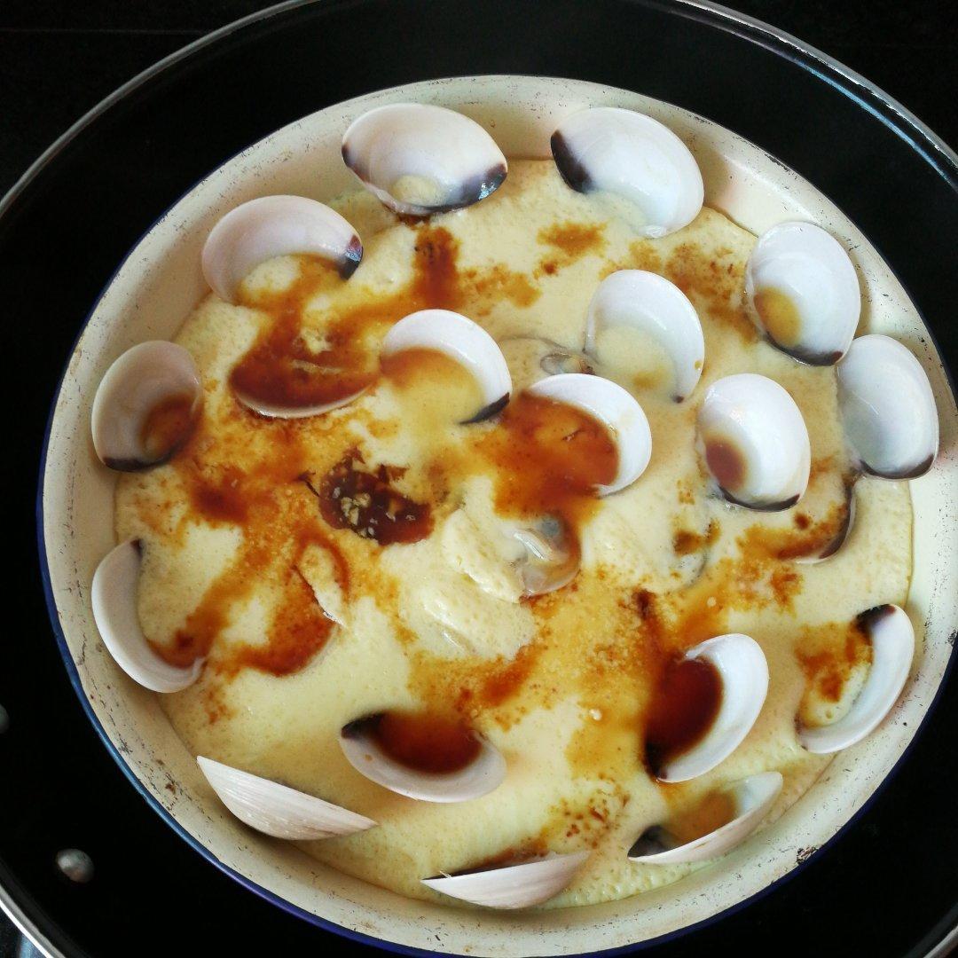 无聊做美食的手残党做的白贝蒸水蛋