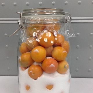 秋冬止咳小偏方【盐渍金桔】