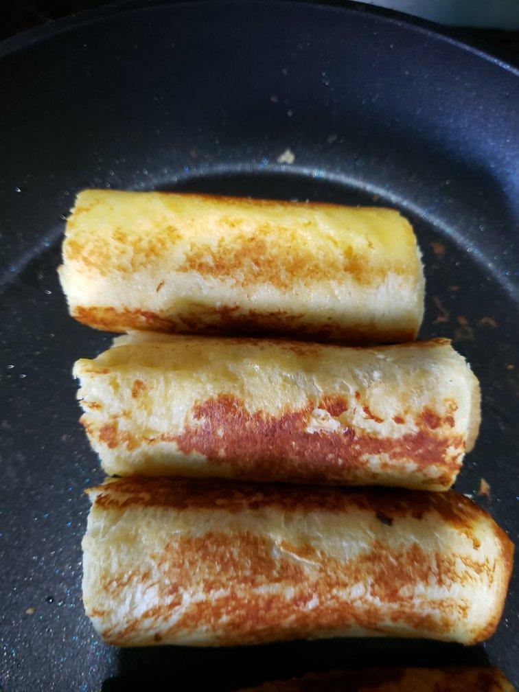 5分钟快手早餐❗️酸奶吐司卷❗️低脂不胖