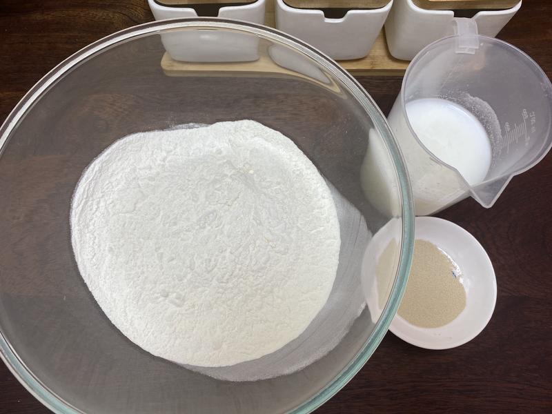 纯奶手撕吐司的做法 步骤1