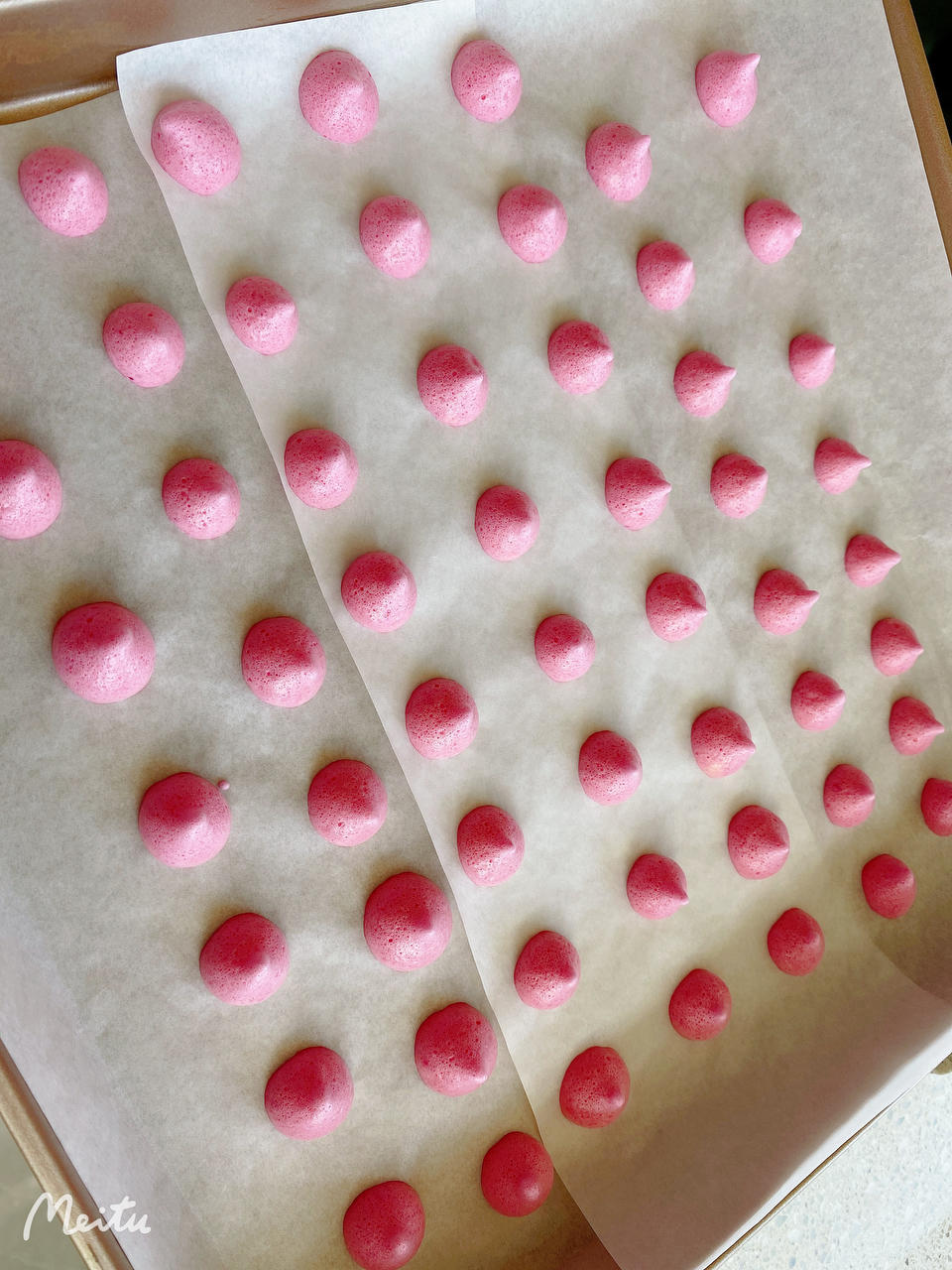 迷人的火龙果溶豆酸奶溶豆宝宝辅食