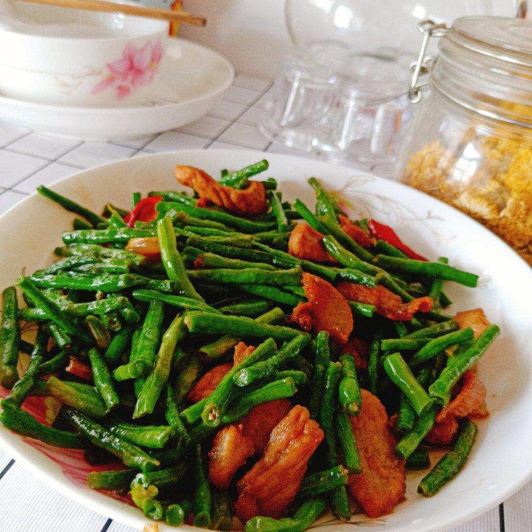 豆角炒肉