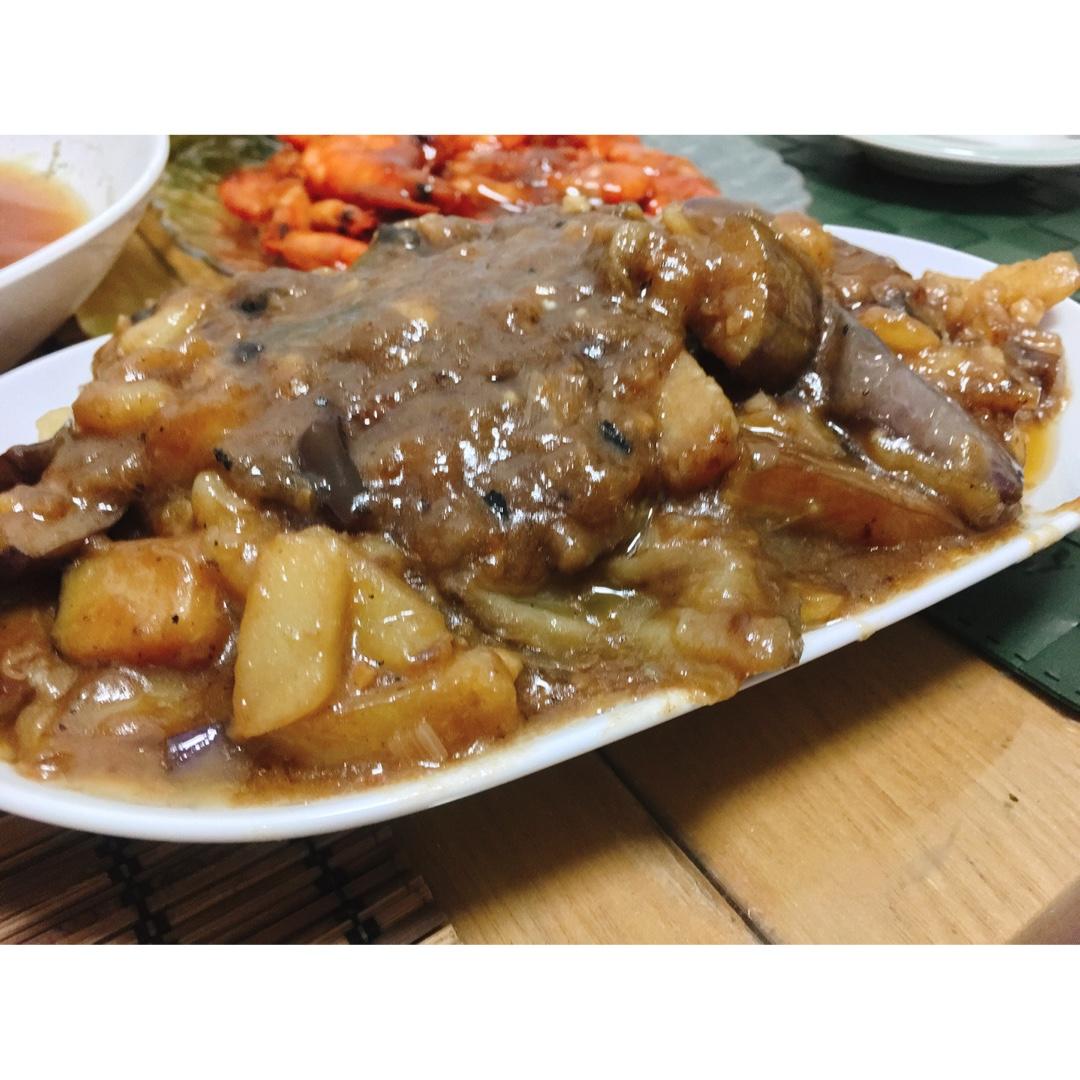 红烧茄子土豆