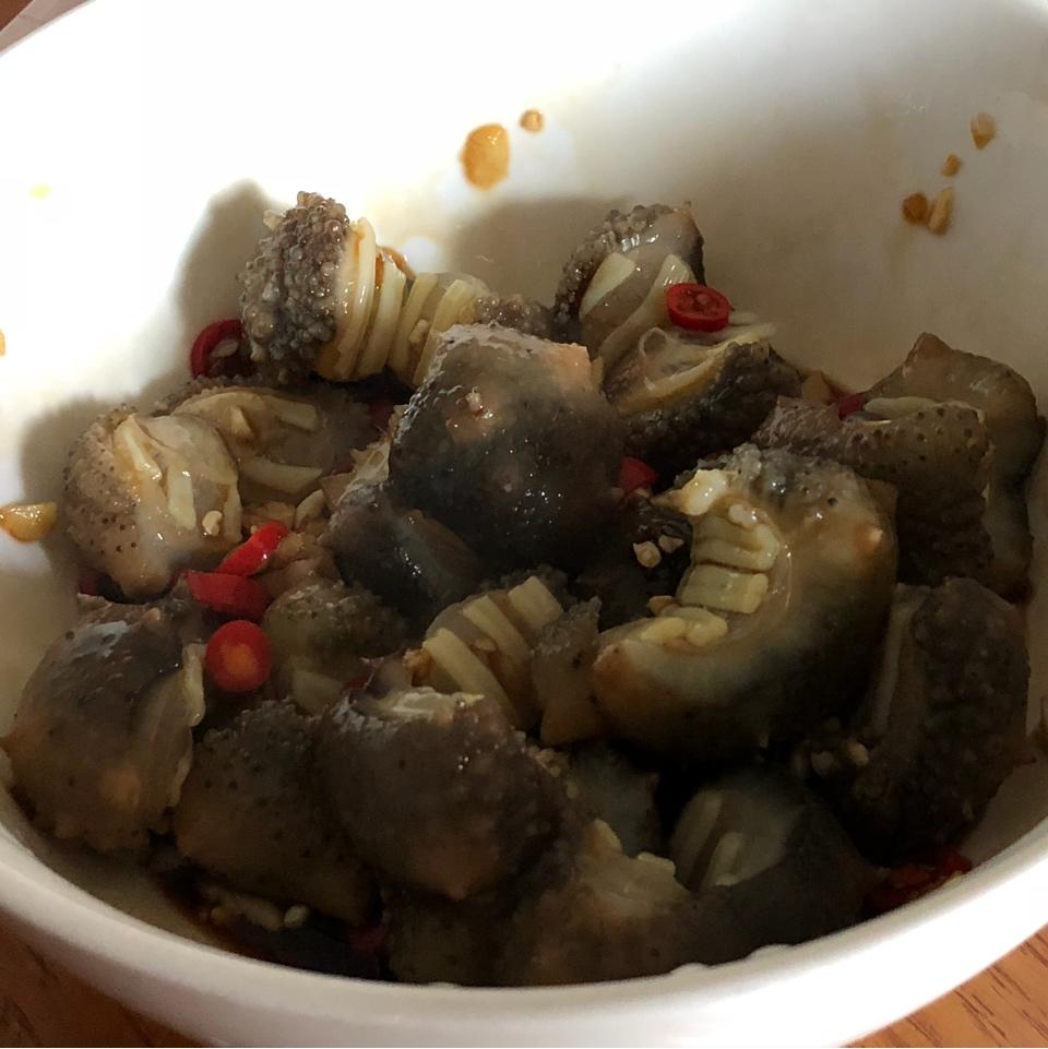 窑鸡仔的秘密武器——凉拌海参