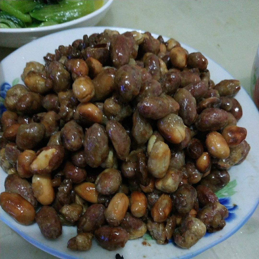 挂霜花生米