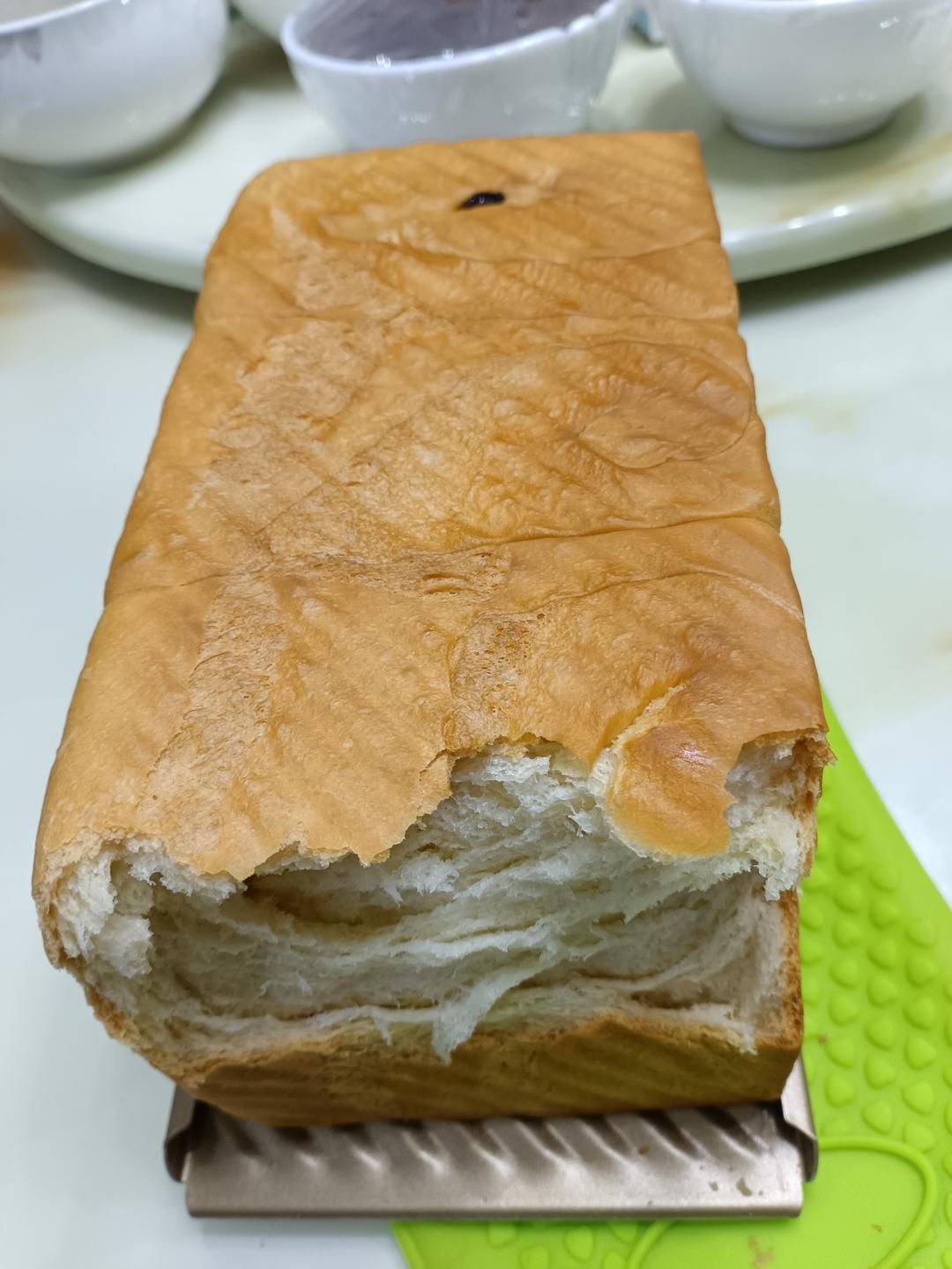 夺命软吐司(๑´ڡ`๑)超软拉丝极速方便的一次发酵吐司