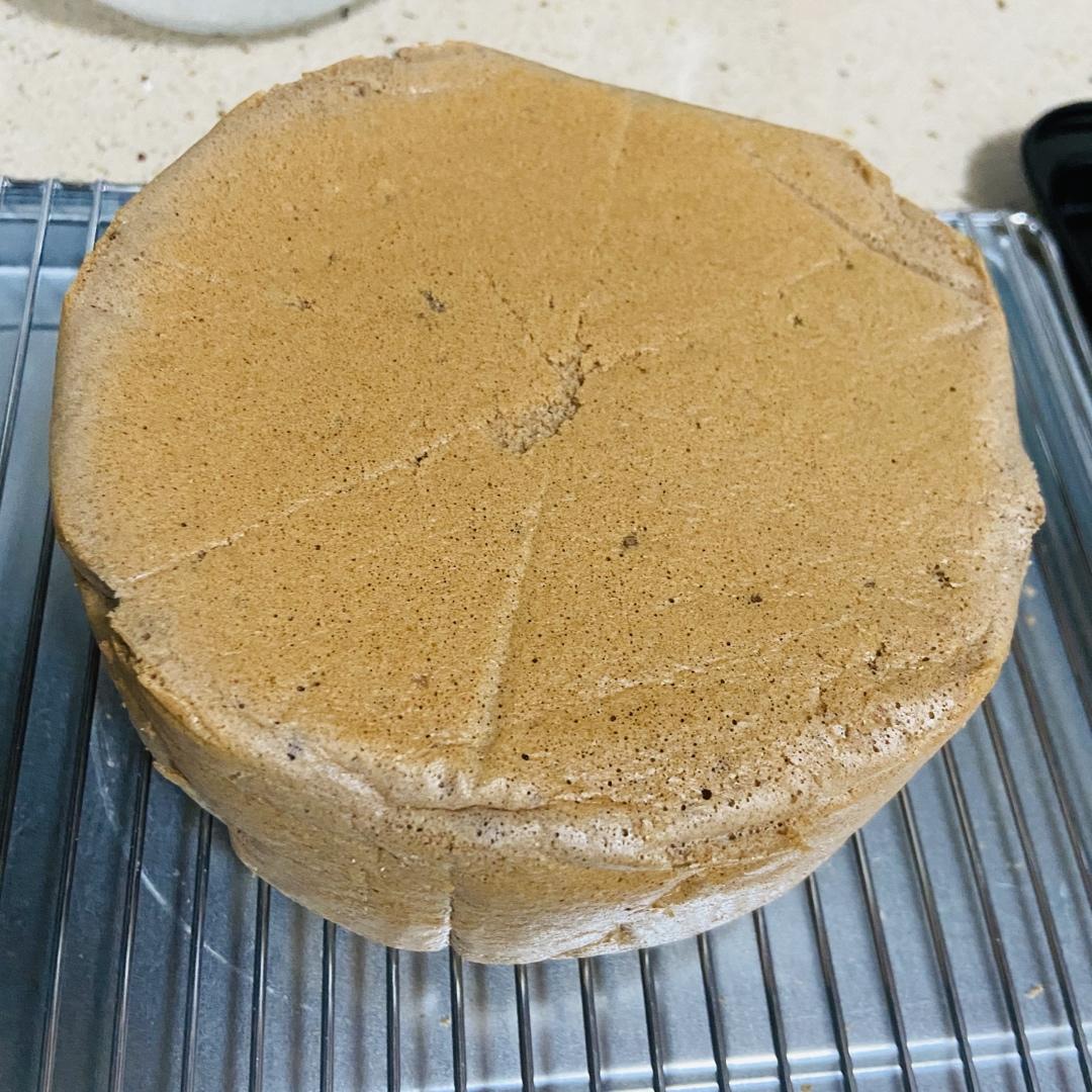 分蛋法低糖少油可可蛋糕戚风
