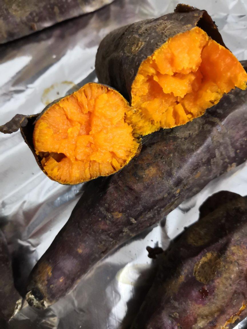 烤箱烤红薯