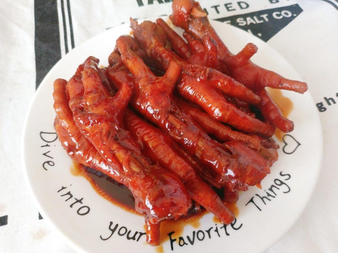 电饭锅脱骨红烧鸡爪