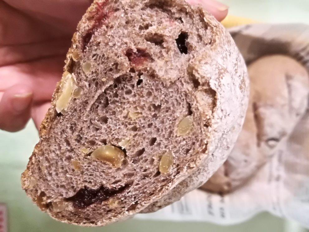 无油无糖全麦果干面包