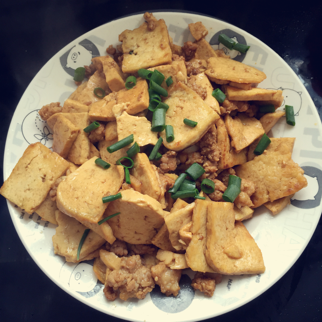 肉末烧豆腐