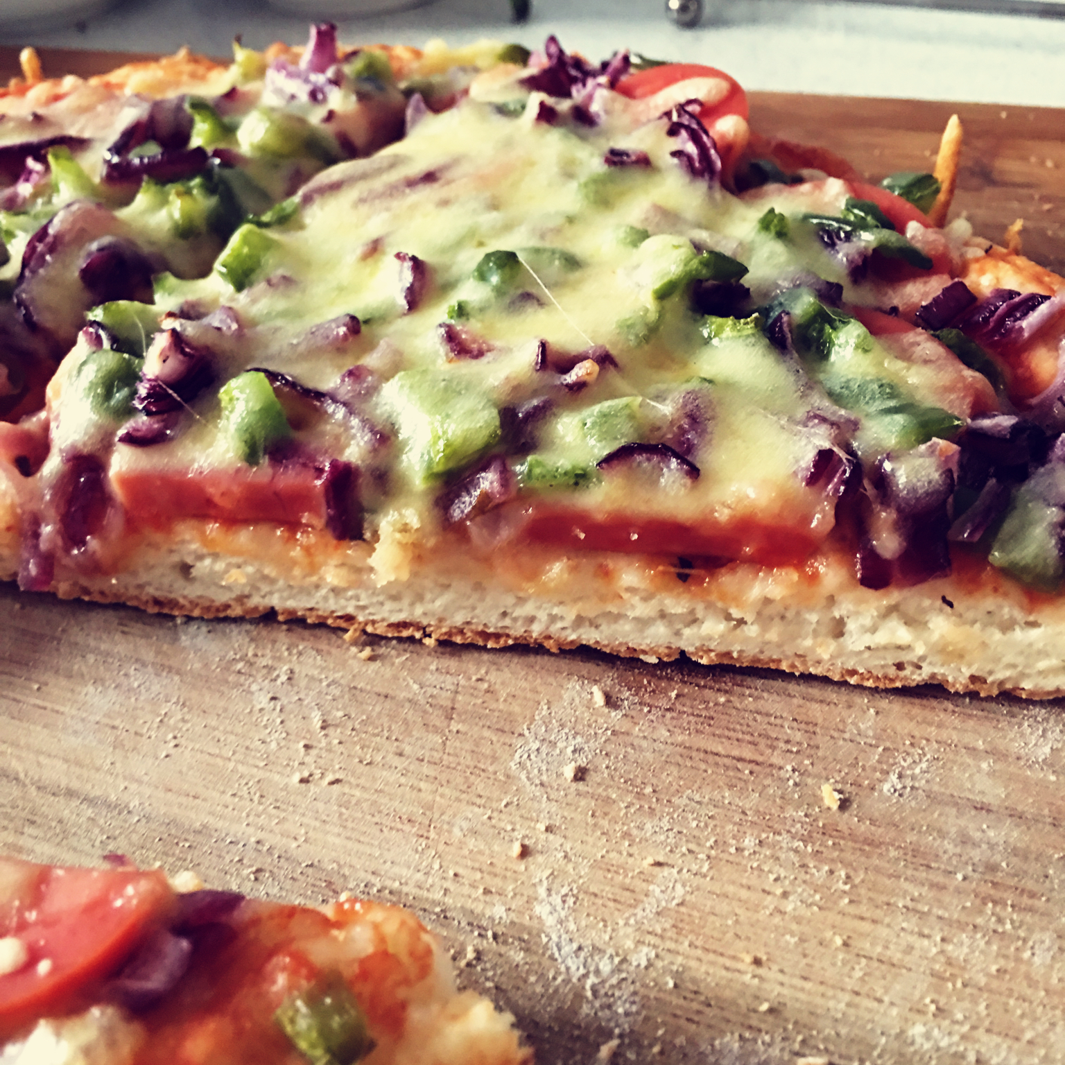 不用酵母的披萨底 No Yeast Pizza Dough