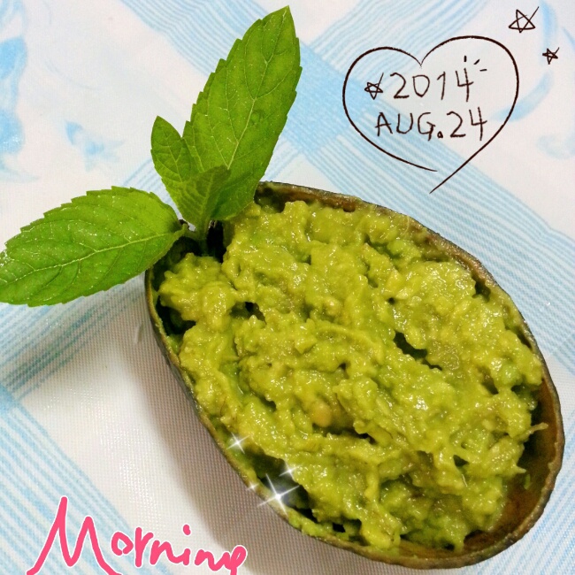 白糖拌牛油果（牛油果冰淇淋）