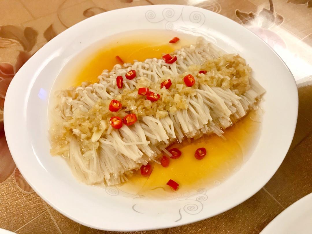蒜蓉蒸金针菇