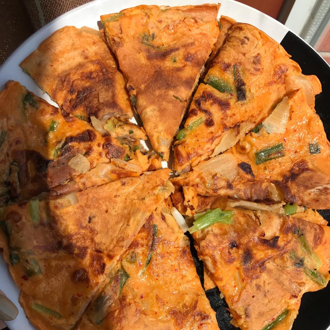 堂妈教你做泡菜饼