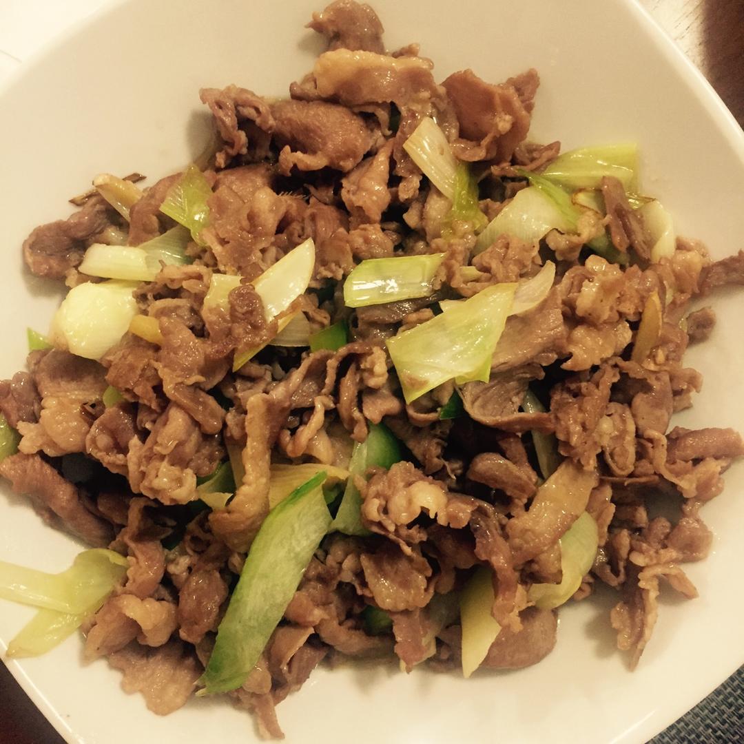 鹤厨娘做的老北京葱爆炮羊肉