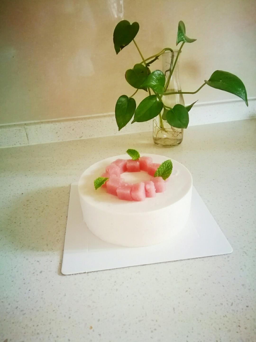 夏恬蜜桃乳酪慕斯蛋糕（6寸）