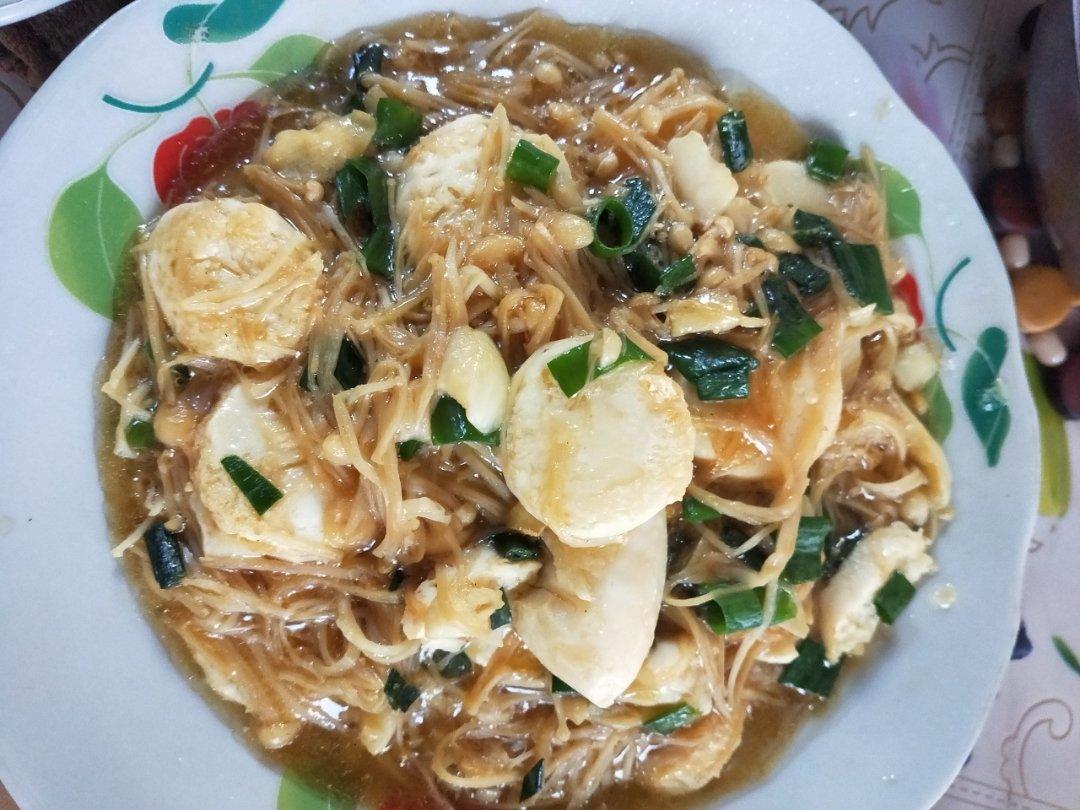 金针菇烧日本豆腐