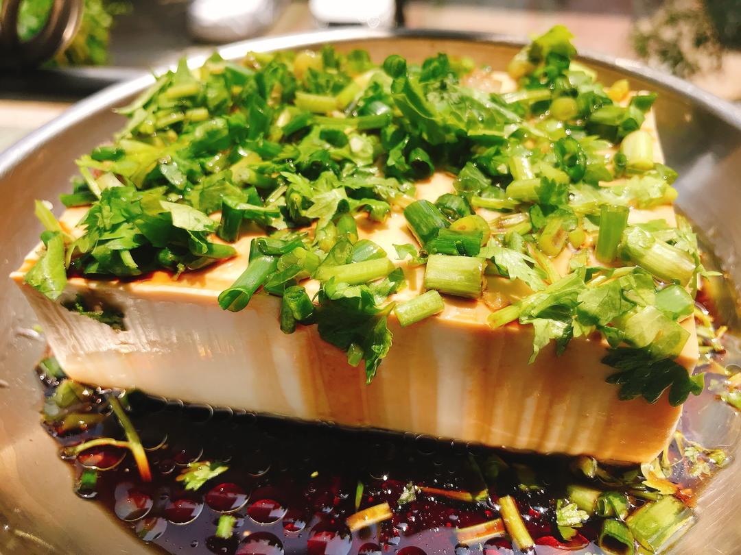 凉拌豆腐的做法