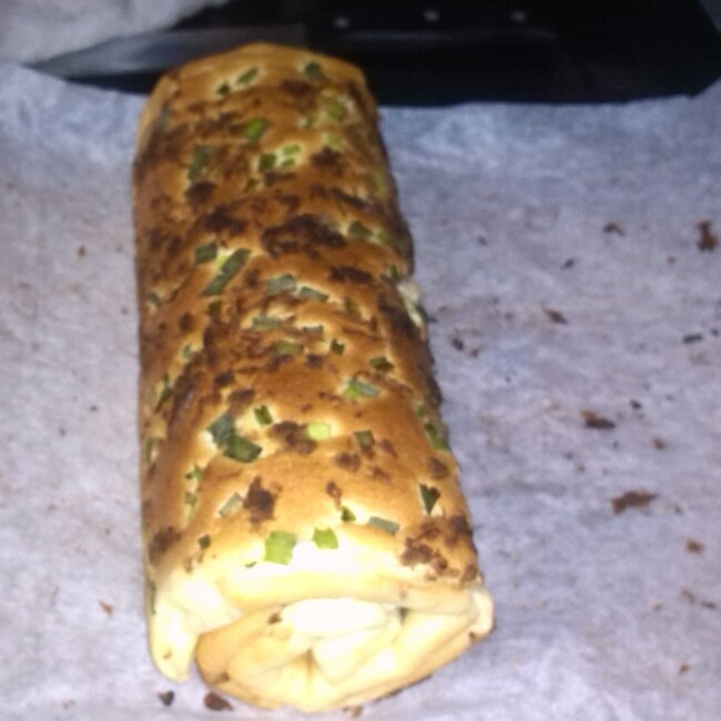 香葱肉松蛋糕卷