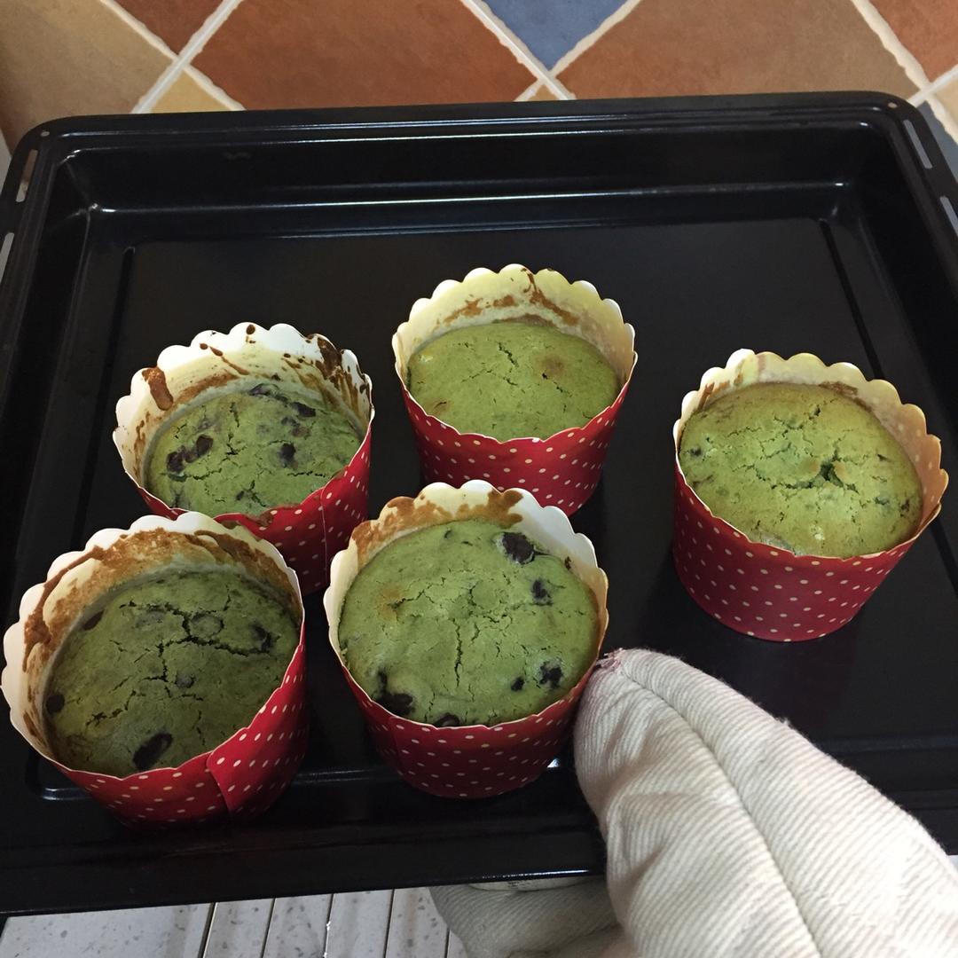 抹茶纸杯蛋糕