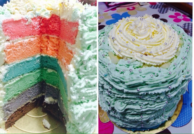 彩虹蛋糕