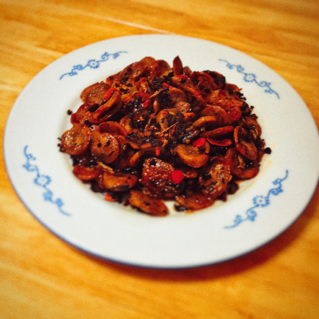 青椒炒香肠