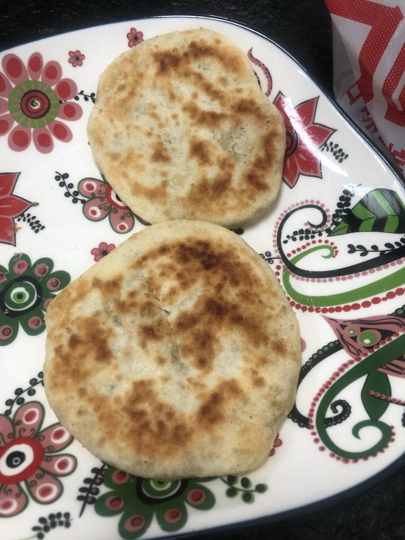 平底锅做出的油酥烧饼