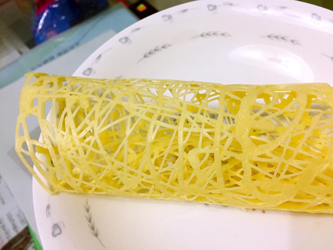 高颜值鸡蛋蕾丝网饼