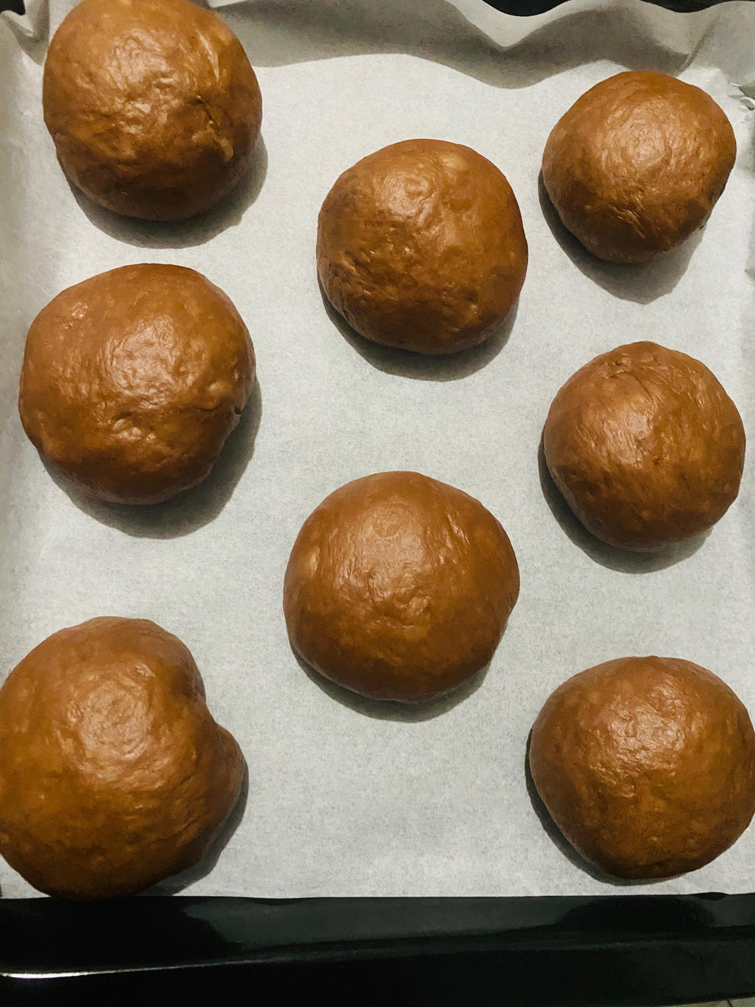 卡仕达酱巧克力面包