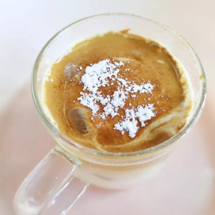 最近超火的泡沫咖啡奶盖☕️又名“4000次咖啡”