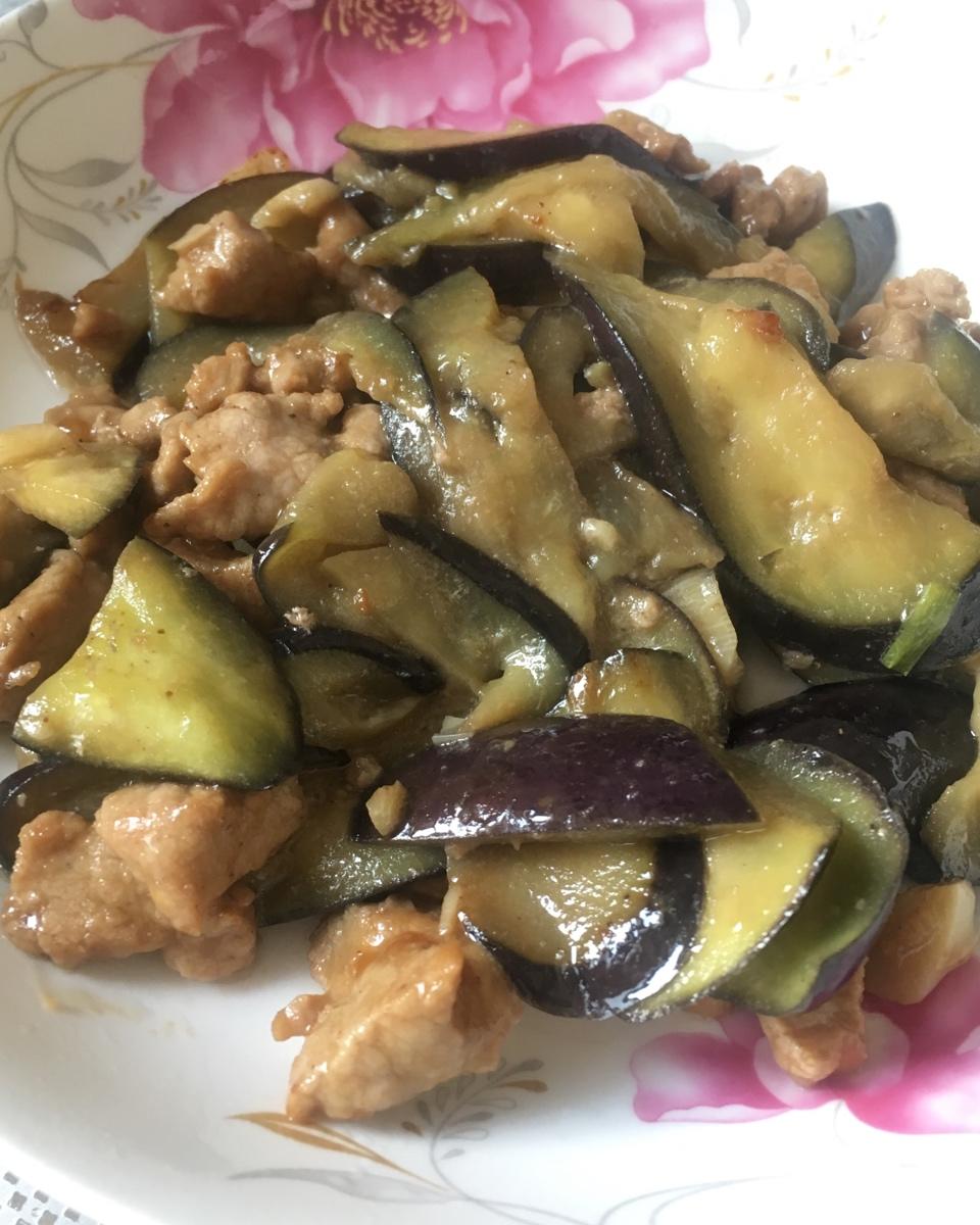 少油版茄子炒肉