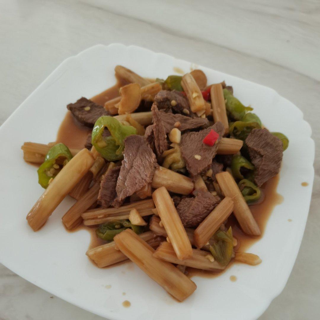 藕尖炒牛肉