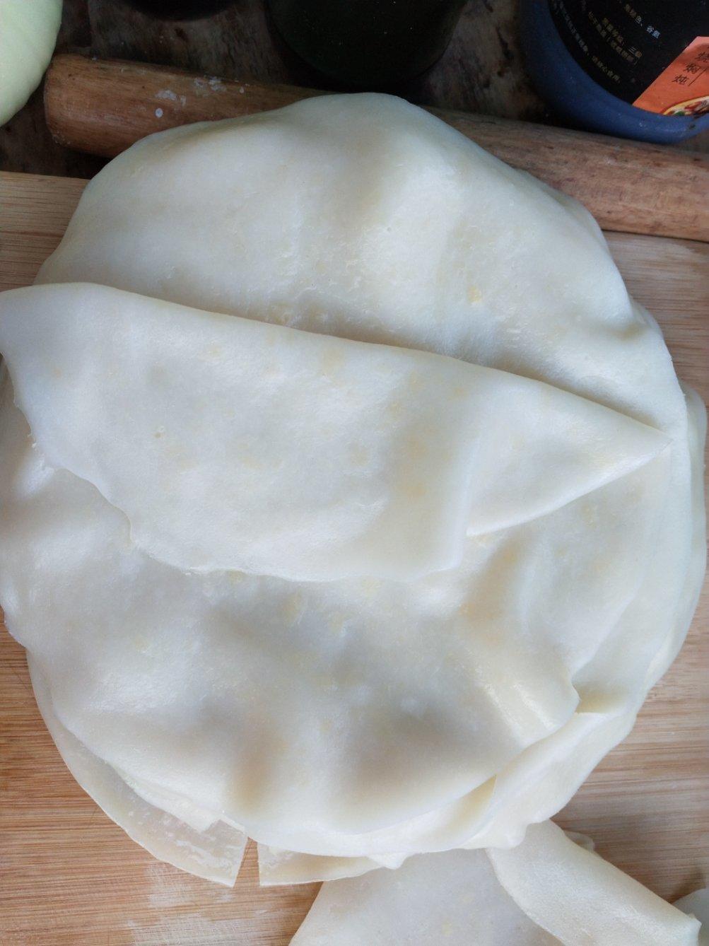 凉皮全过程（不用洗面筋，简易做法）