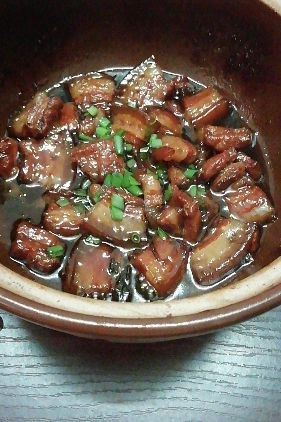 做的砂锅红烧肉