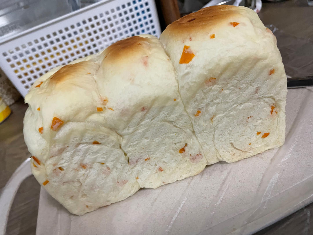 麻烦也值得的酸奶橙皮丁吐司（450克模具）