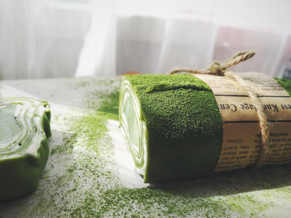 抹茶奶冻毛巾卷【曼食慢语】