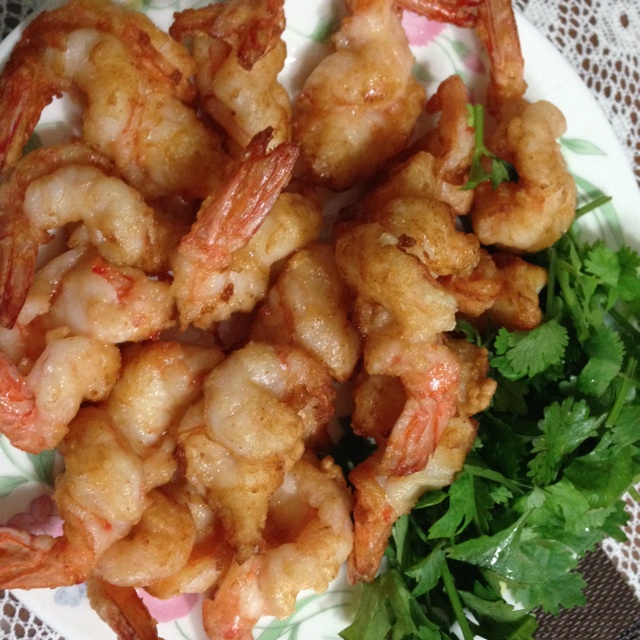 蒜蓉烤对虾