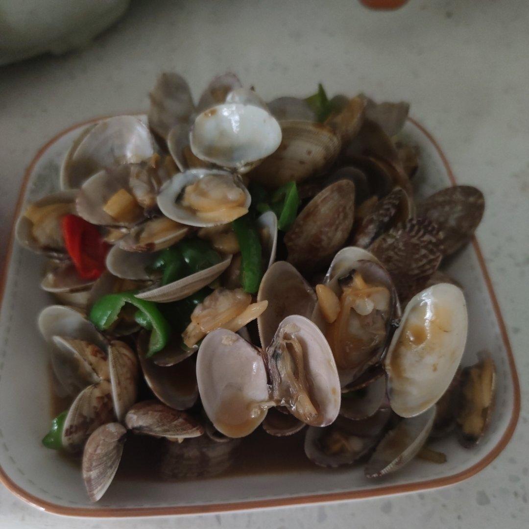 5分钟快手菜❗️秒杀路边摊爆炒花甲～好吃到爆